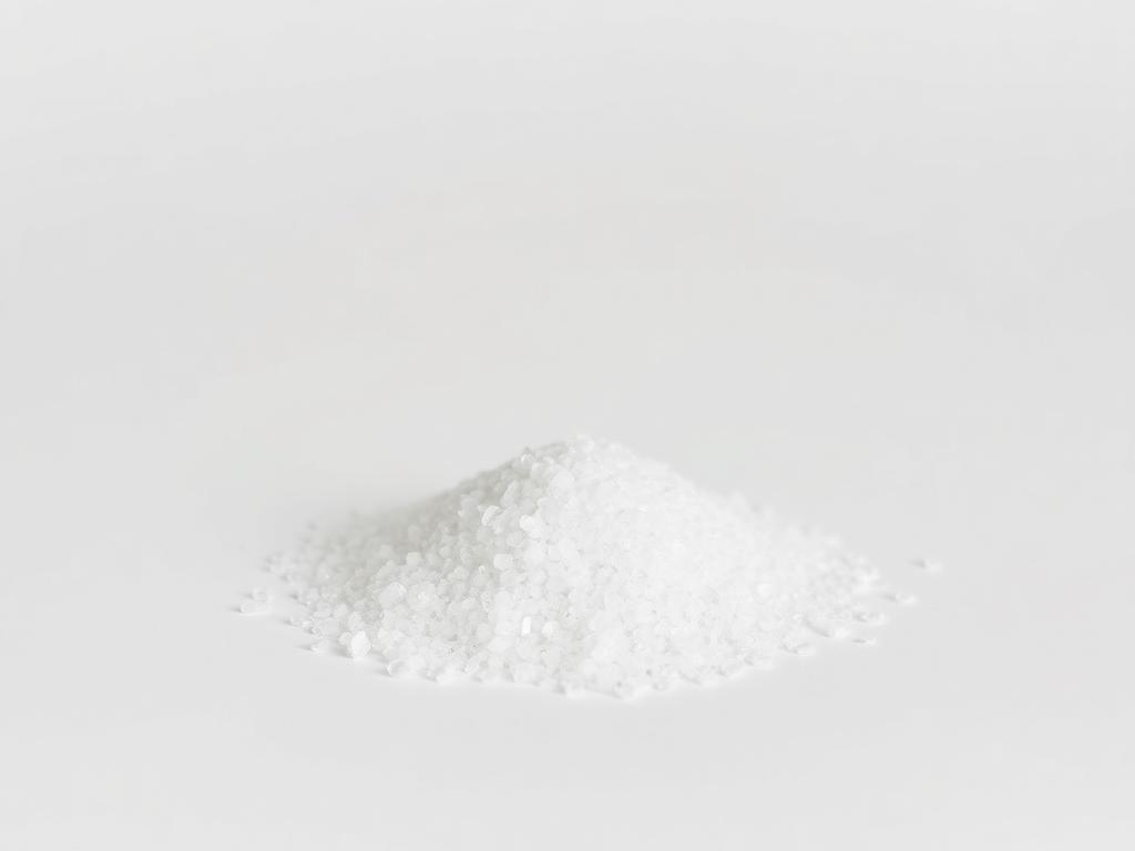 Maltitol shown as a neutral studio product photograph of the bulk material