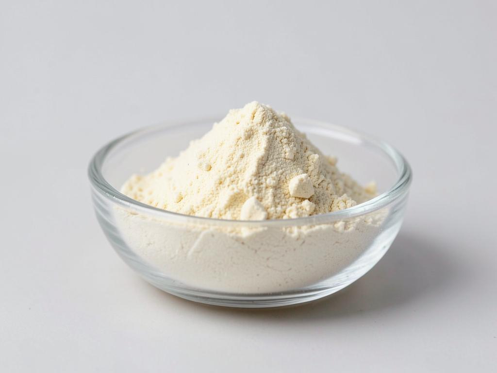 Marshmallow Root Extract shown as a fine concentrated extract powder in a shallow dish in a neutral studio photograph