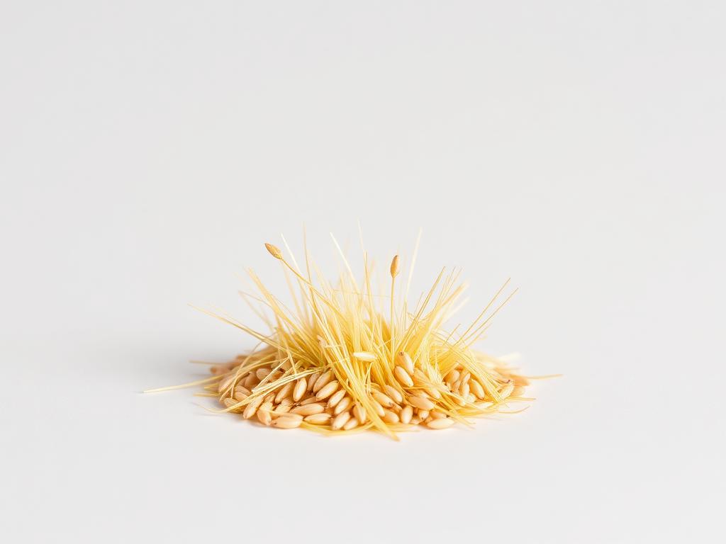 Meadow Fescue Seed shown as a neutral studio product photograph of the seed in bulk