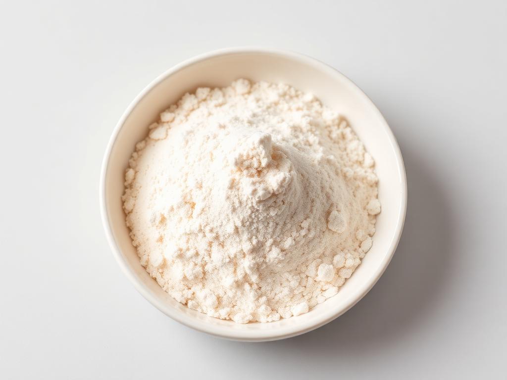 Metakaolin — High Reactivity White Pozzolan shown as an industrial studio product illustration