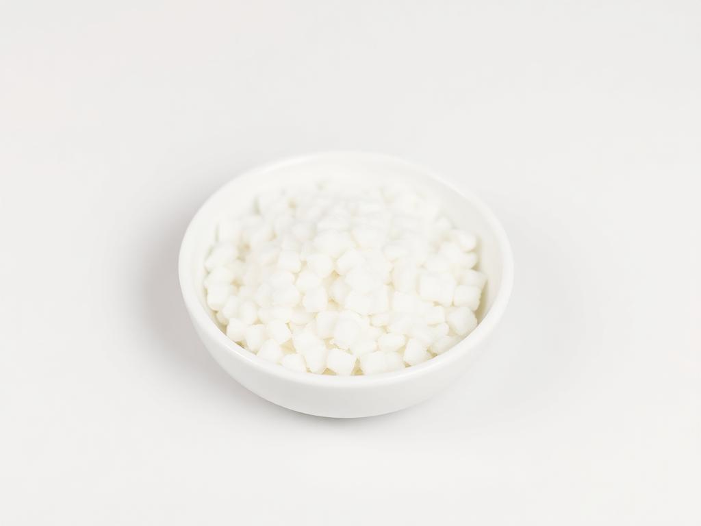 Mono- & Diglycerides shown as a neutral studio product photograph of the bulk material
