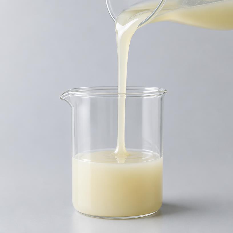 Monobutyrin — Industrial Grade — studio photograph of viscous liquid, presented as a B2B sourcing category illustration
