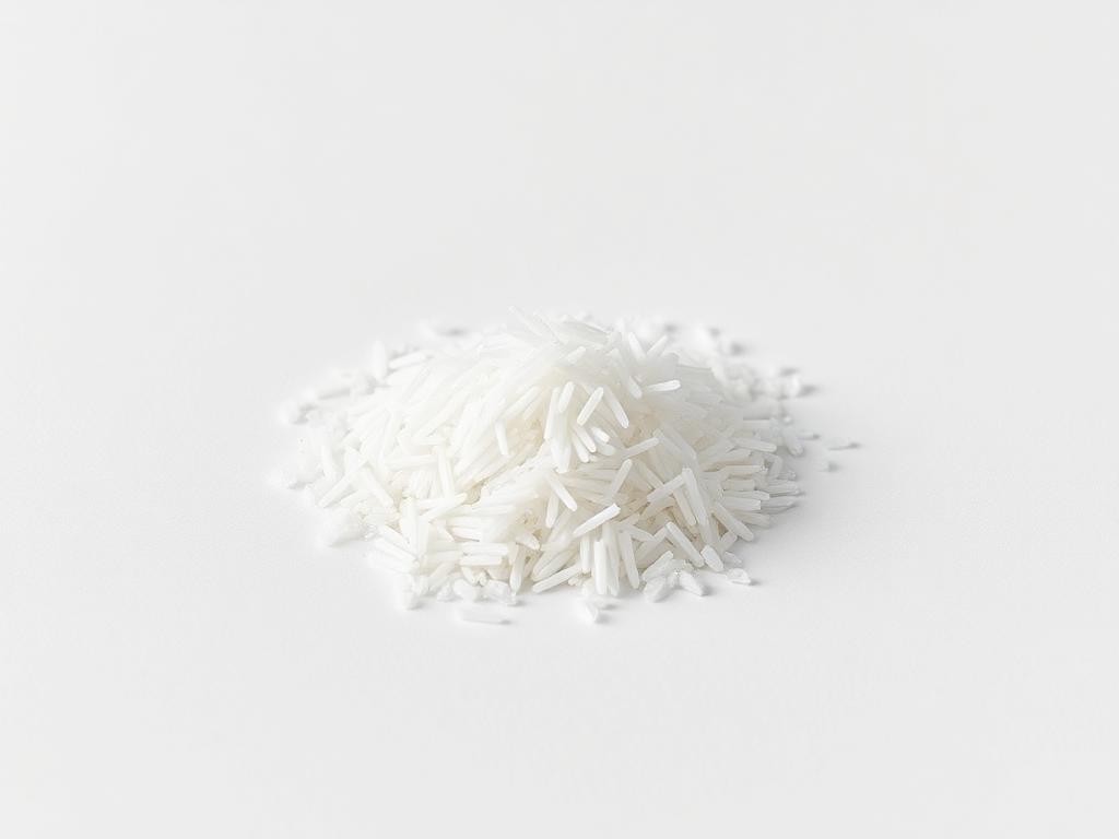 Monosodium Glutamate (MSG) shown as a neutral studio product photograph of the bulk material
