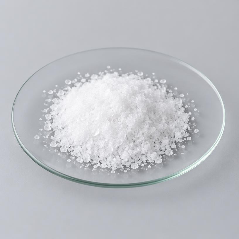 N-Hydroxymethylphthalimide — Industrial Grade — studio photograph of white crystalline powder, presented as a B2B sourcing category illustration