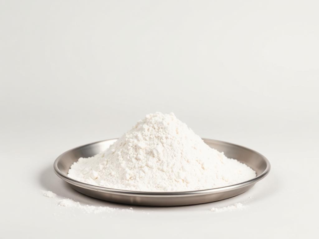 Nisin — studio photograph of the off-white standardised powder as supplied in bulk