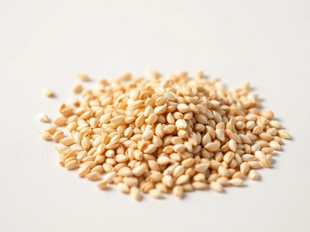 Orchardgrass Seed shown as a neutral studio product photograph of the seed in bulk