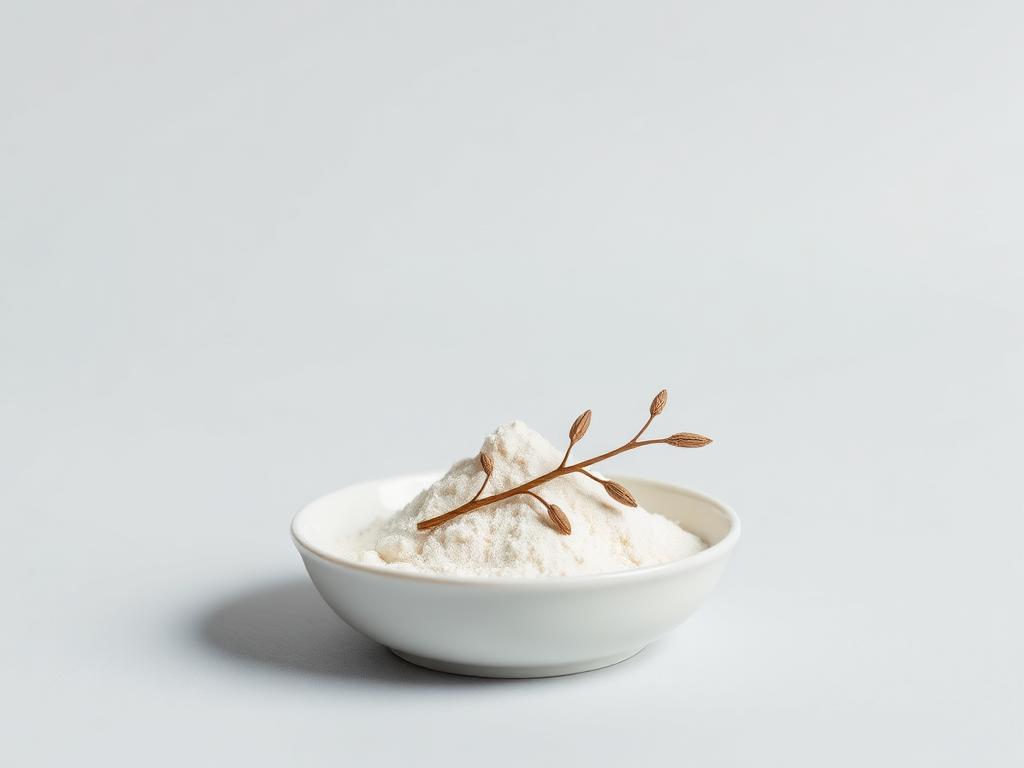 Polydatin shown as a neutral studio product photograph of the bulk material