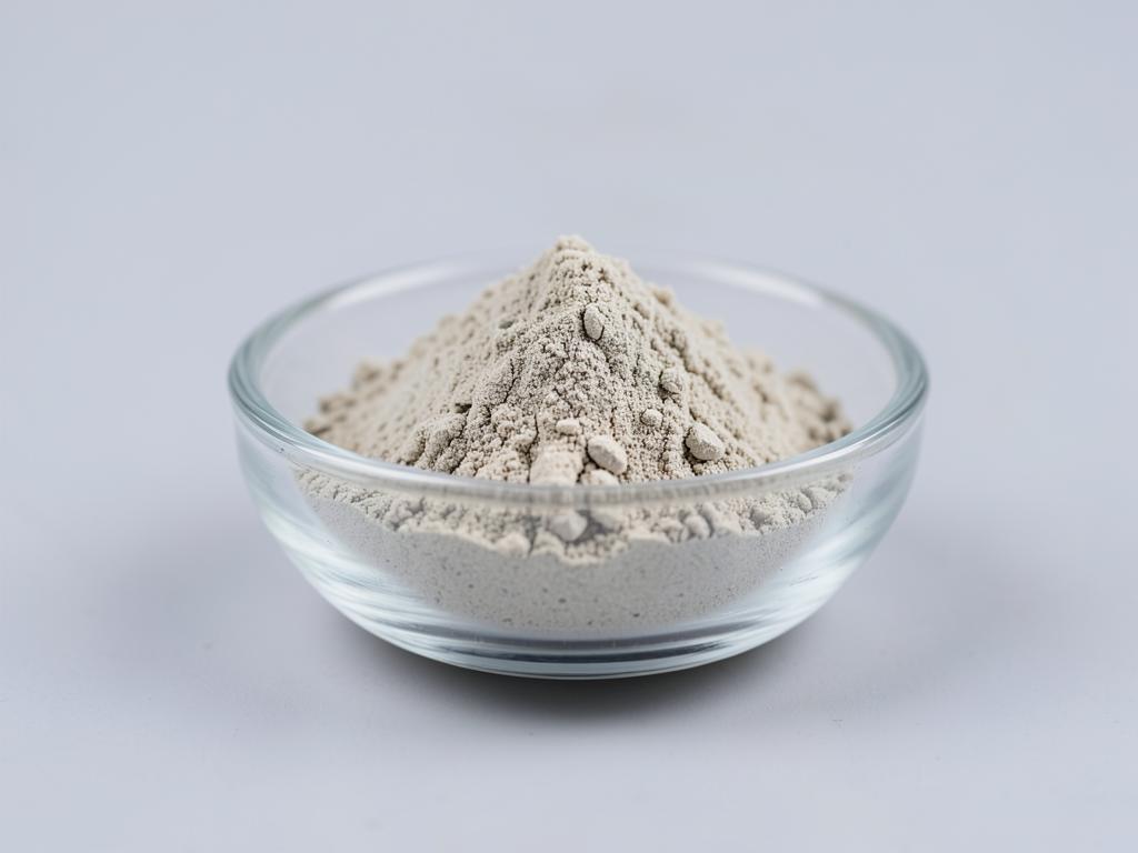 Polygala Tenuifolia Extract shown as a fine concentrated extract powder in a shallow dish in a neutral studio photograph