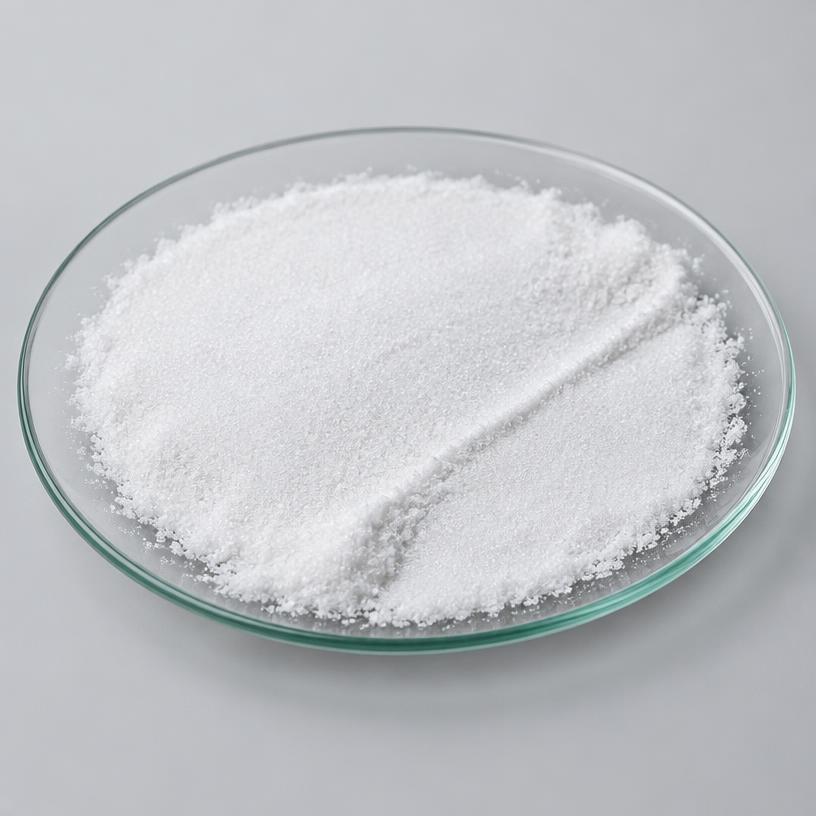 Potassium Gluconate — Food & Nutraceutical Grade — studio photograph of white crystalline powder, presented as a B2B sourcing category illustration