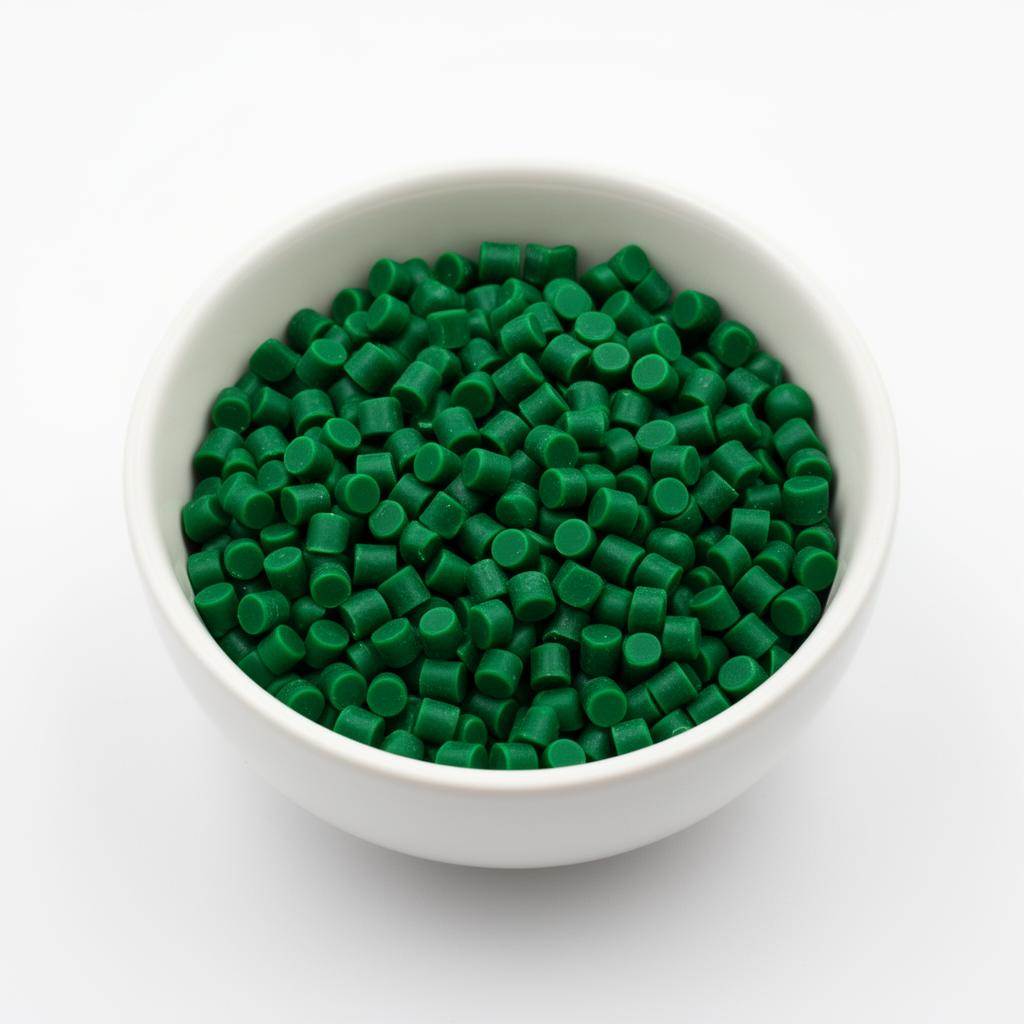 Color Masterbatch — Pantone 368C (Bright Green)