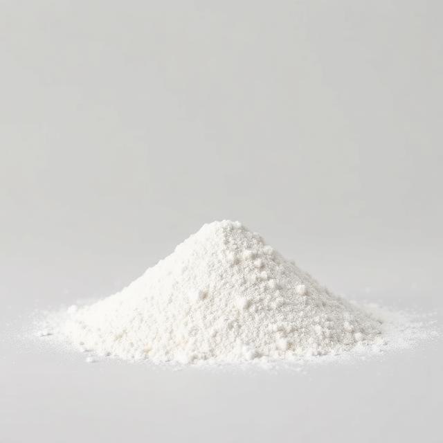 Acrylic PVC processing aid powder shown as a neutral studio product photograph
