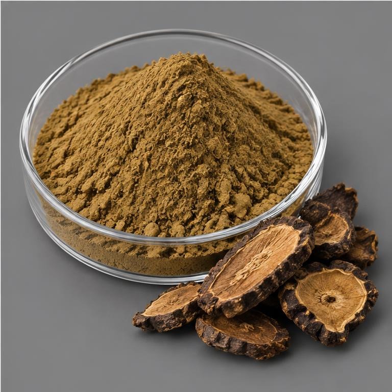 Rehmannia Chinensis Root Extract — studio illustration of format confirmed at quotation for specification-led B2B sourcing review