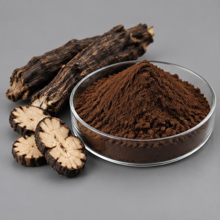 Rehmannia Glutinosa Root Extract — studio illustration of format confirmed at quotation for specification-led B2B sourcing review