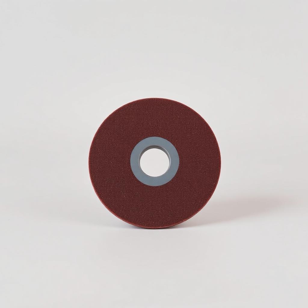 Resin fiber sanding disc with vulcanised fibre backing and centre mounting hole