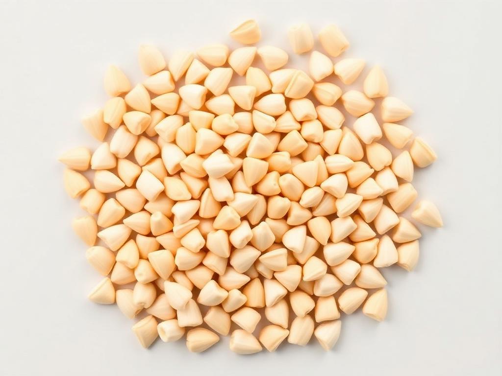 Safflower Seed shown as a neutral studio product photograph of the seed in bulk