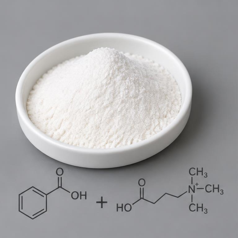 Salicylic Acid / Carnitine Blend — studio illustration of format confirmed at quotation for specification-led B2B sourcing review