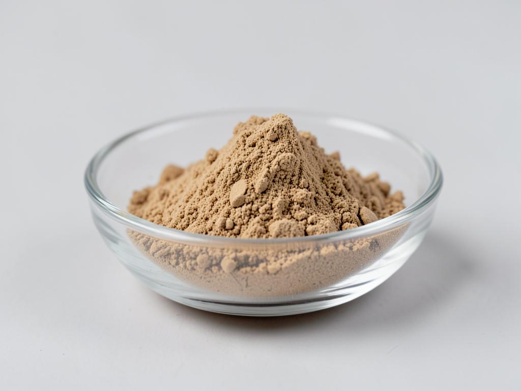 Sarsaparilla Root Extract shown as a fine concentrated extract powder in a shallow dish in a neutral studio photograph