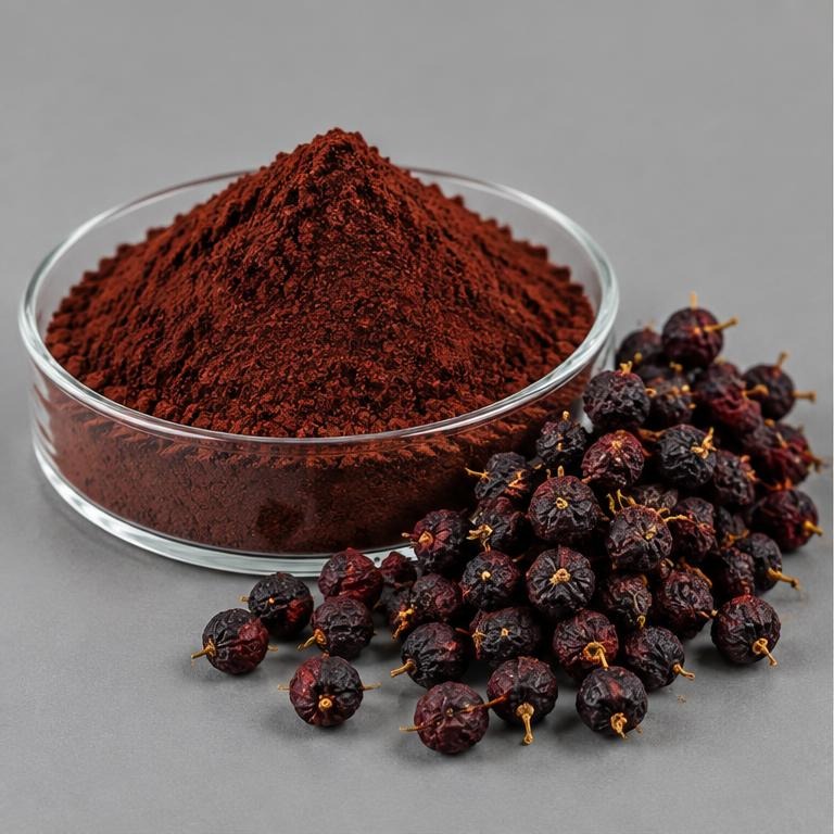 Schizandra Chinensis Fruit Extract — studio illustration of format confirmed at quotation for specification-led B2B sourcing review