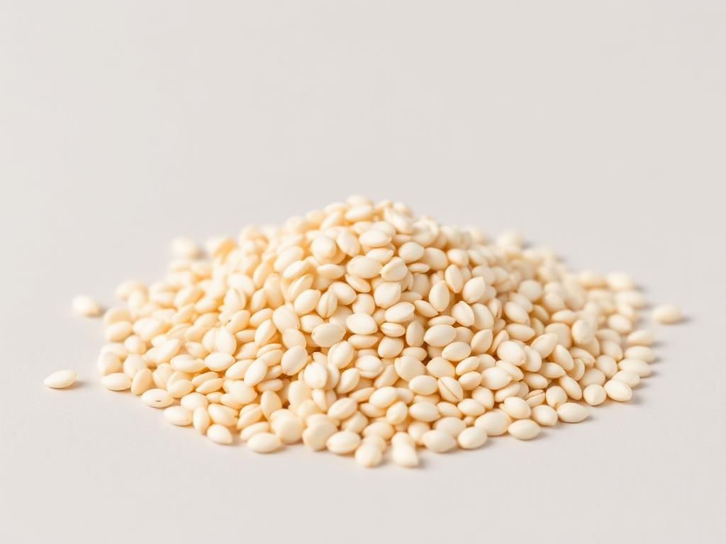Sesame Seed shown as a neutral studio product photograph of the seed in bulk