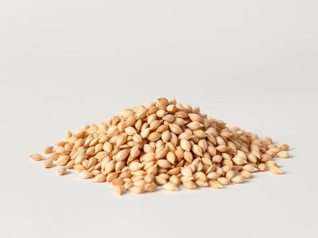 Smooth Bromegrass Seed shown as a neutral studio product photograph of the seed in bulk