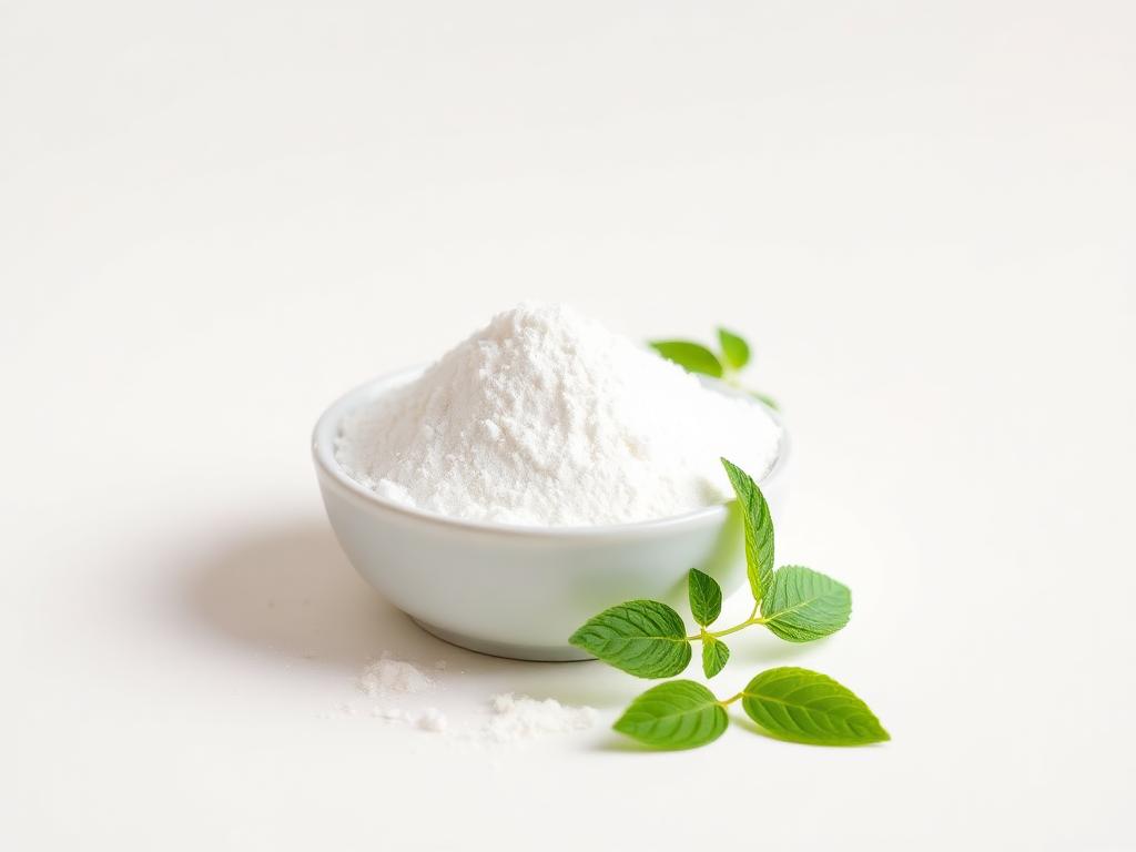 Steviol Glycosides (Reb A) — studio photograph of the white powder as supplied in bulk