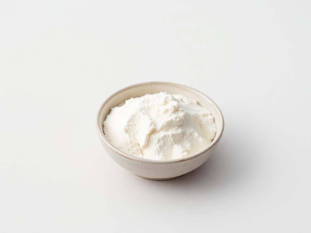 Sweet Whey Powder shown as a neutral studio product photograph of the bulk material