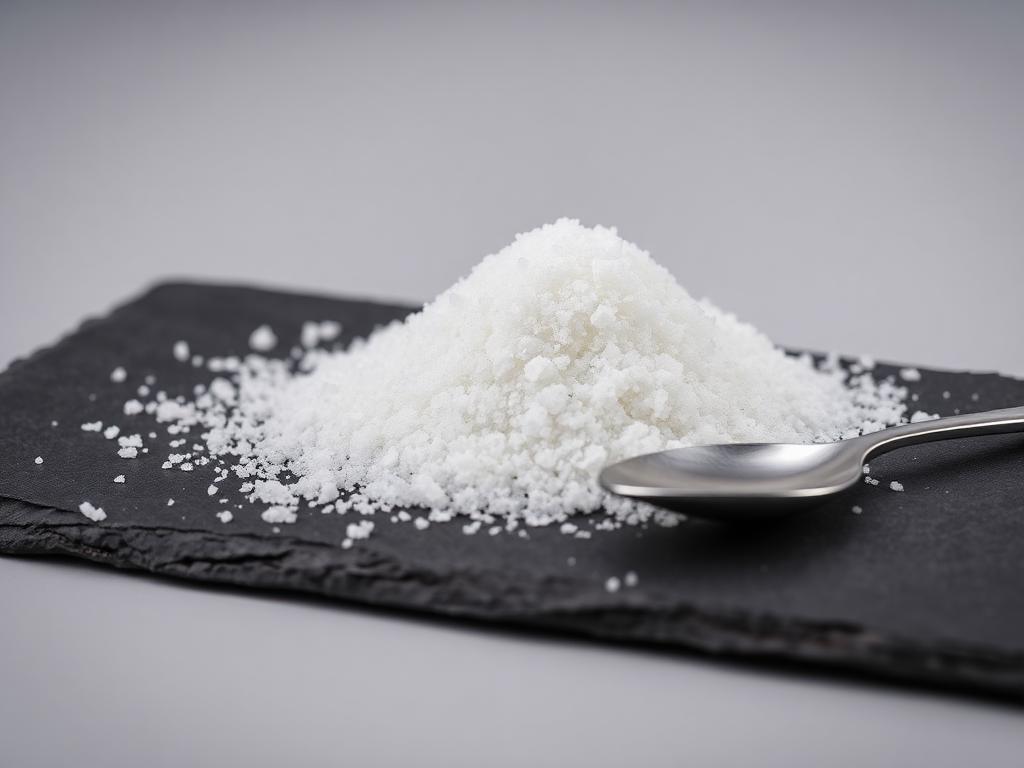 Tagatose — studio photograph of the white crystalline powder as supplied in bulk