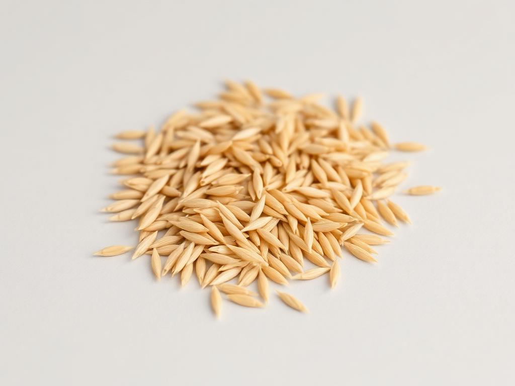 Tall Fescue Seed shown as a neutral studio product photograph of the seed in bulk