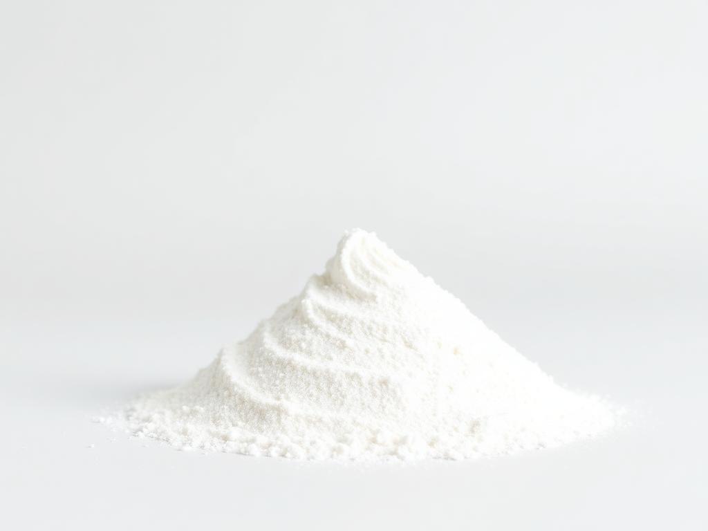 Tapioca Starch shown as a neutral studio product photograph of the bulk material