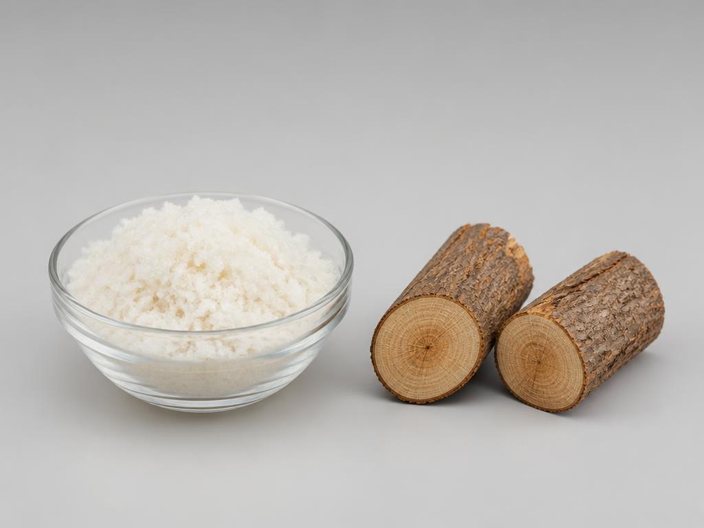 Taxifolin shown as a neutral studio product photograph of the bulk material