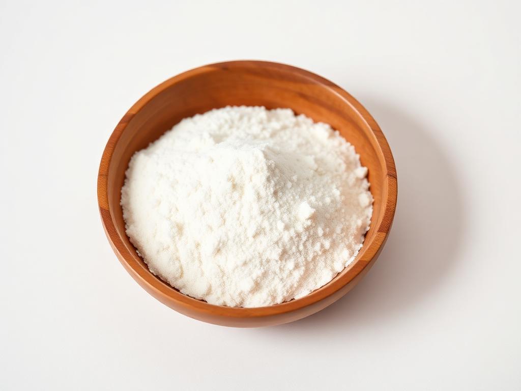 Thaumatin — studio photograph of the off-white powder as supplied in bulk