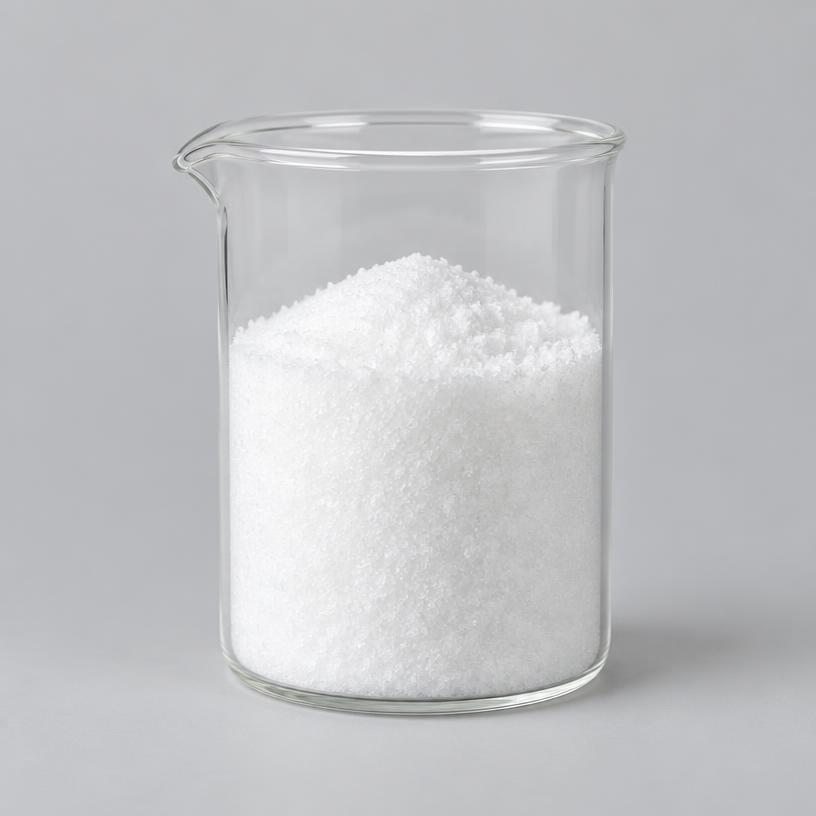 Thiamine Mononitrate — Food & Nutraceutical Grade — studio photograph of white crystalline powder, presented as a B2B sourcing category illustration