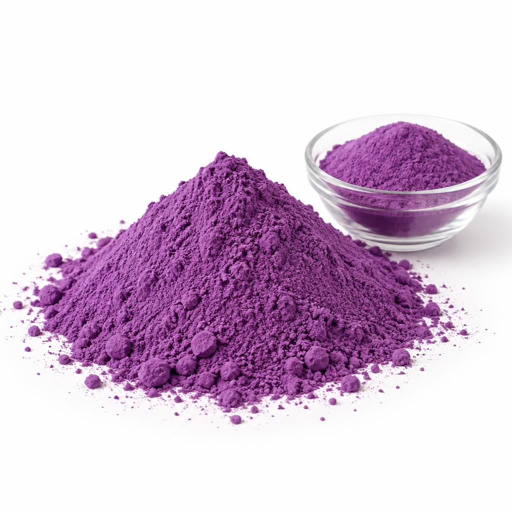 Ube Powder (Purple Yam Powder) — studio photograph of the violet to deep purple free-flowing powder as supplied in bulk