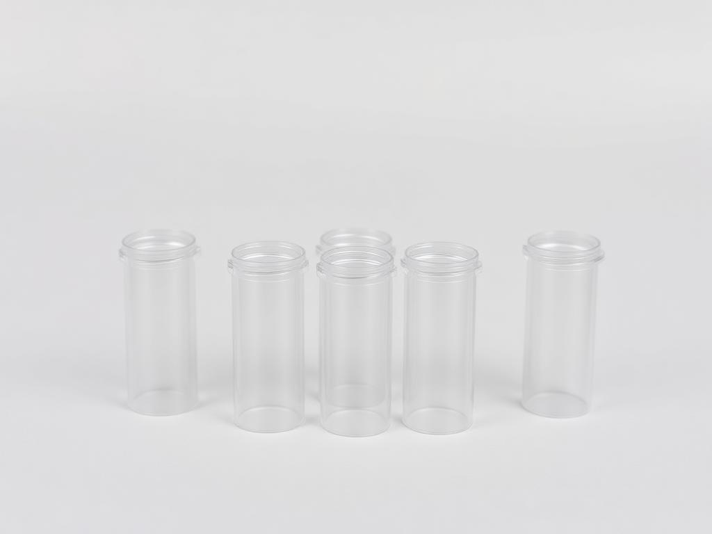 XRF Sample Cups shown as a neutral studio product photograph of the material