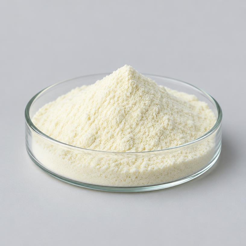 Zinc Ascorbate — Food & Nutraceutical Grade — studio photograph of white to pale yellow powder, presented as a B2B sourcing category illustration
