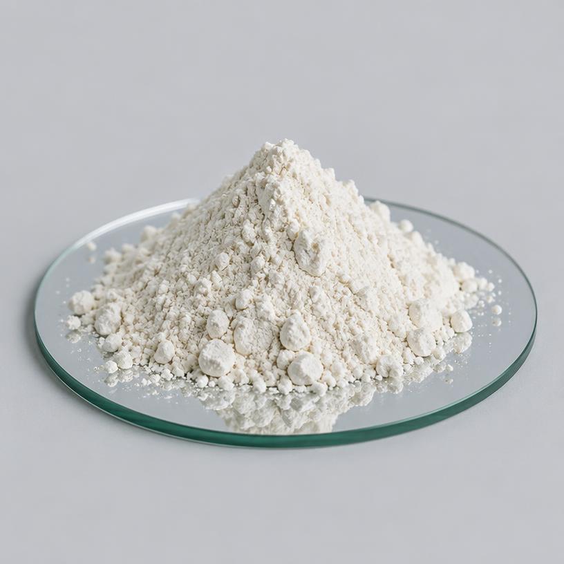 Zinc Picolinate — Food & Nutraceutical Grade — studio photograph of off-white to pale powder, presented as a B2B sourcing category illustration